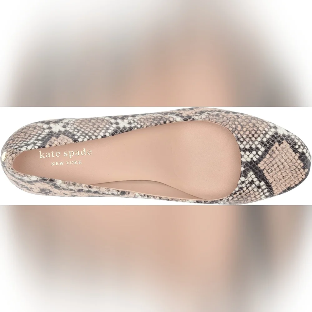Kate Spade Snake Print Beverly Pump Heels - Picture 8 of 8